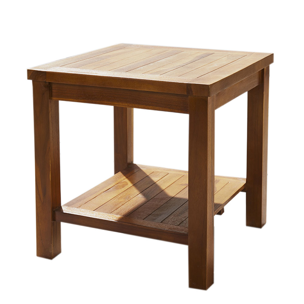 Teak Square Side Table - Square Teak Side Table